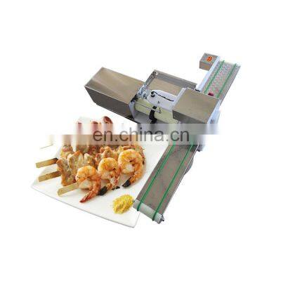 manufacturer lamb meat skewer wearing making skewer machine for meat