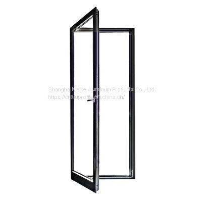 HMK-65 Thermal Break Aluminum Swing Door Garage Patio Door Opener Villa Glass Revolving Aluminum Door photo-2