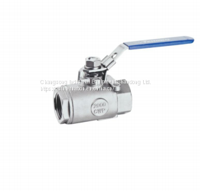 2 piece thread ball valve 2000/1500wog