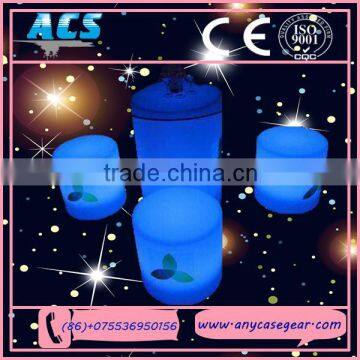 ACS nightclub use multi colors changing illuminated ice bucket LED furniture