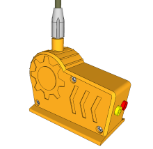 Impact railing type timer