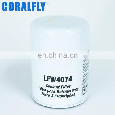 Coolant Filter Protect Fleet Cooling Systems LFW4074 24074 BW5074 WF2074 For Luber finer WIX Truck Diesel Engine