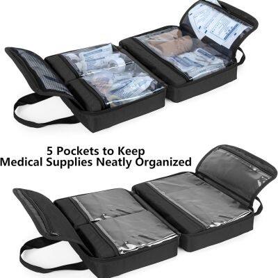 Small First Aid Kit Bag Empty Portable Emergency Kits Trauma Bag photo-3