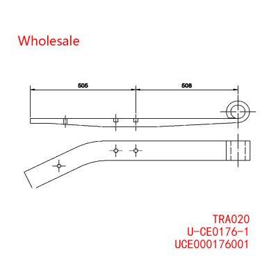 TRA020, U-CE0176-1, UCE000176001 Trails Trailer Trolley Spring Wholesale For Fruehauf