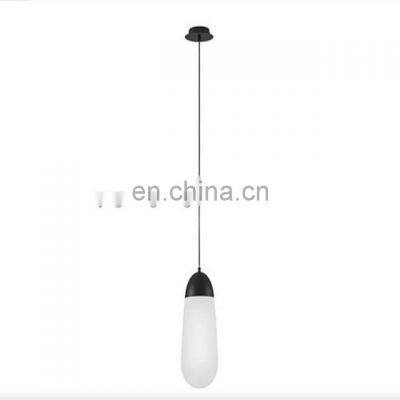 Hot Selling Linear Lasso Glass Lampshade Chandelier Lamp Modern Luxury Home Decor Ring Living Room Pendant Light photo-2