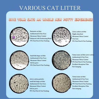 Less Dust and Strong Odor Control Bentonite Cat Litter photo-5