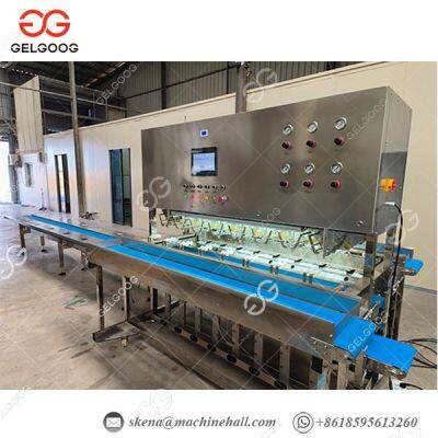 Industrial Fruit Mango Pineapple Peeling Extracting Machine Plastic Bottled Fresh Juice Making Machinery