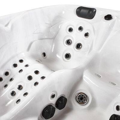 JY8812 6 Persons 71 Jets 220-240V Spa Hot Tubs Whirlpool Balboa Hot Tub With Jet Nozzle Turbo Blaster photo-3