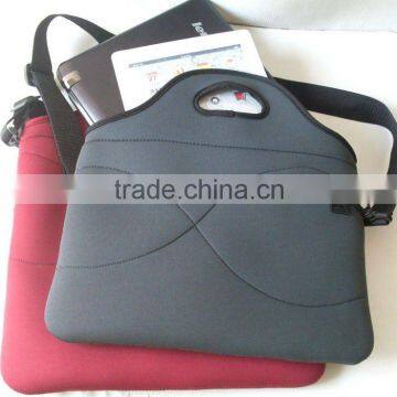 15" Neoprene Laptop Bag With Shoulder Belt