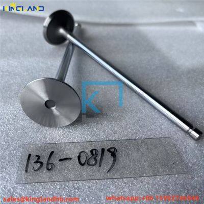 Válvula de escape del motor C7 136-0819 1360819 para CAT