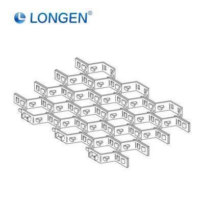 B Lance Type Hexmetal Manufacturer 20mm Hexagonal Aperture Stainless Steel Wire Expanded Mesh for Hot Floors Welding Processing