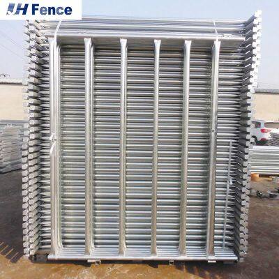 Australian Standard Free Standing Heavy Duty Cattle Yard Panels With a Wing Gate
