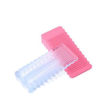 Door Stop Wedge Works on All Floor Types Carpet Door Stoppers Rubber Security Wedge for Carpet