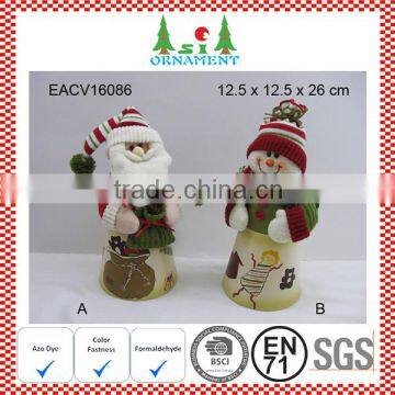 Plush doll and printing christmas gift box