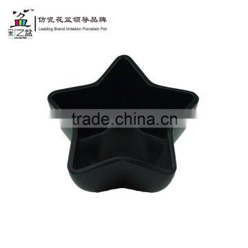 Cheape Mini Star Shape Melamine Flower Pot MX1401-1 photo-5