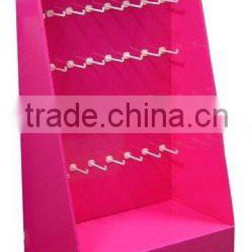 Pink with hook display shelf