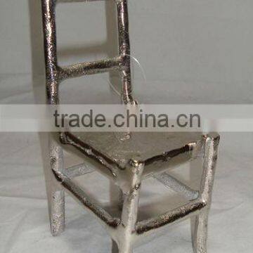 Cast Aluminum Decorative Chair/ Home Decor/ Table top for Home/ Hotel/ Office / Business & Corporate Gifts