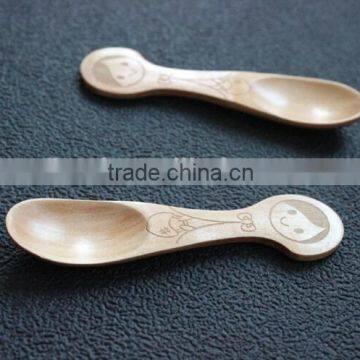 New style direct sell cartoon baby wooden noodle spoon