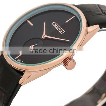 2015 The Newest Promotional Genuine Leather Watches Lover Watches For Wholesale Or OEM CX-061AM&LL photo-4