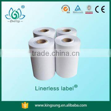 Shanghai Direct Thermal Linerless Label Paper Roll Quality Choice photo-2
