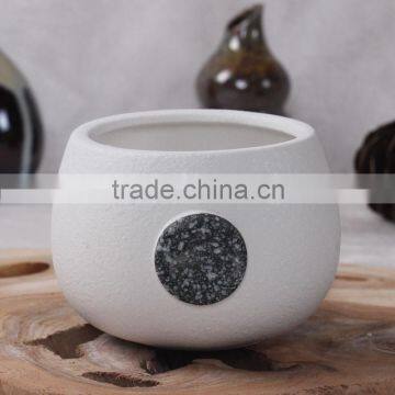 2015 stoneware flower pot