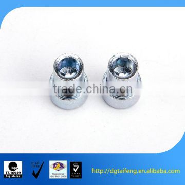 blue zinc coated carbon steel flat head tubular rivet