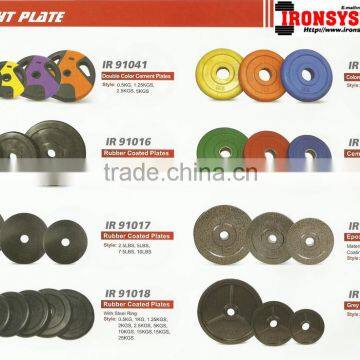 regular rubber iron weight plates on sale