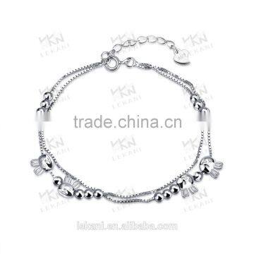 animal shaped pure 925 sterling silver bracelets for kids