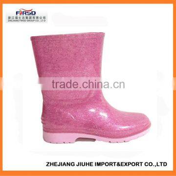 Glitter PVC Rain Boots for Girls