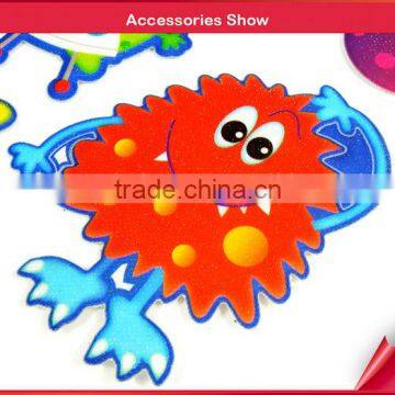 Puffy glitter cartoon sticker