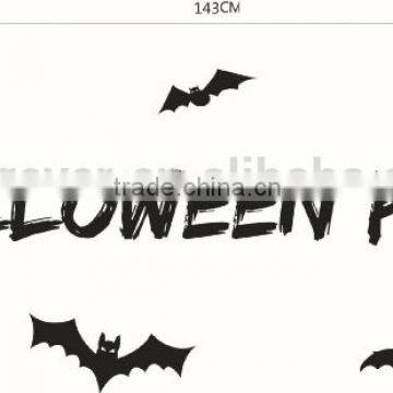 ALFOREVER Bat Halloween Black Quote Decals,bat Halloween Sticker photo-4