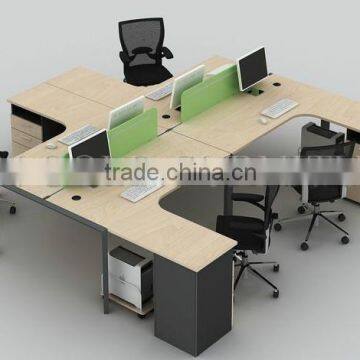 modern small office cubicle for 4 person workstation(SZ-WST739)