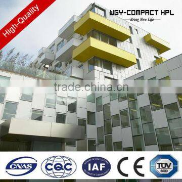 WGY external wall panel/hpl sheet/compact laminate