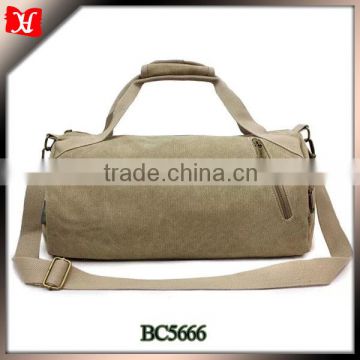 Hot selling canvas duffle leather bag china cheap men leather bag duffle bag luggage