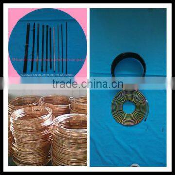 double wall copper coated steel tube from china manufacturer