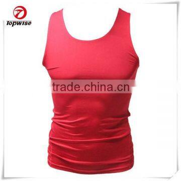 Summer style red sleeveless ice cooling wistcoat for men