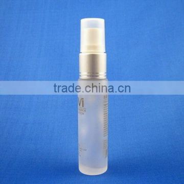 Glass Cosmetics bottles wth pump