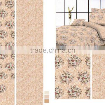 World Luxury Beautiful Floral Designs Fabric for Bedding Set/duvet Cover