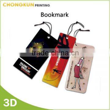 Custom size Fancy lenticular bookmark, 3d bookmark