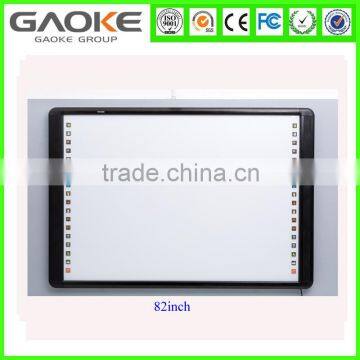 GAOKE Bluetooth speaker interactive whiteboard 82inch 96inch 104inch with wifi mic