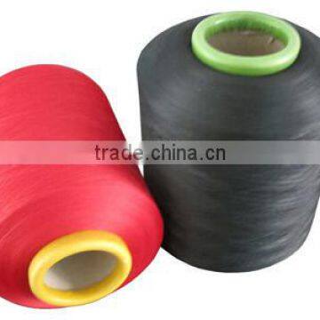 Dyed Elastic Polyester75/40 Spandex Covered Yarn for Kintting for Weaving photo-2