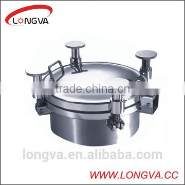 round sanitary stainless steel tank manhole