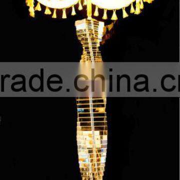 modern crystal dining floor lamp