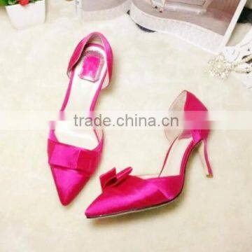 fashion pointed to lady sexy red dinner shoes