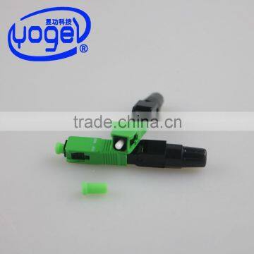 High Performance Fiber Optic Required Plastic Optical Fiber SC APC Fast Connectors