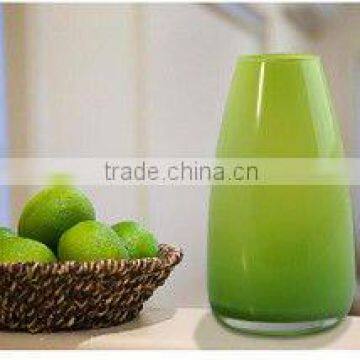 concise hot selling Fashion colored mosaic glass flower vases