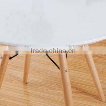 Modern Living Room Furniture PP Plastic Table With Wooden Legs photo-5