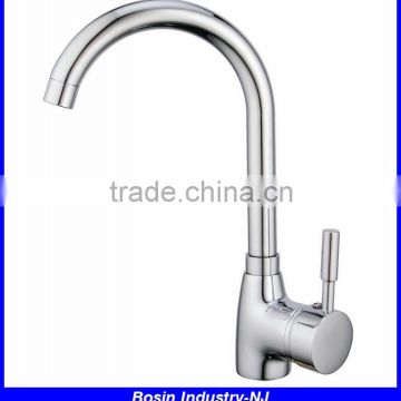 single handle long neck kitchen faucet