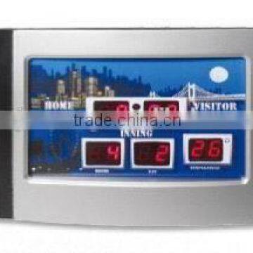 LED Digital Table Calendar Clock with Date & Temperature Display