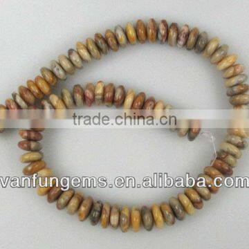 Gemstone Crazy agate rondelle beads for jewelry